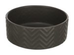 Trixie Voerbak / Drinkbak Wave Keramiek Grijs - 13 cm 400 ml