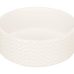 Trixie Voerbak / Drinkbak Wave Keramiek Wit - 16 cm 900 ml