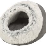 Trixie Kattenmand Iglo Harvey Grijs / Wit-Zwart - 41 x 35 x 26 cm