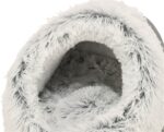Trixie Kattenmand Iglo Harvey Grijs / Wit-Zwart - 41 x 35 x 26 cm