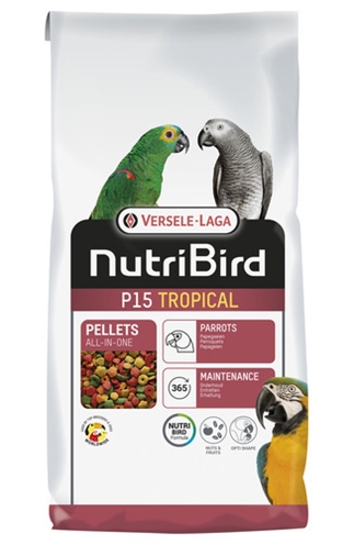 Nutribird P15 Tropical Onderhoudsvoeder - 10 kg