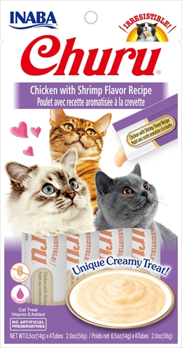 Inaba Churu Chicken / Shrimp - 4 x 14 g