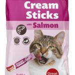 Sanal Cream Sticks Kat Zalm - 5 x 15 g