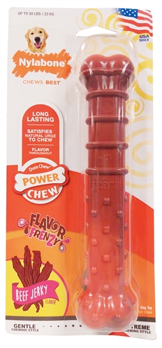 Nylabone Textured Dura Chew Beef Jerkey Voor Harde Bijters - Tot 23 kg