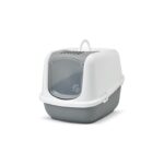 Savic Kattenbak Nestor Jumbo Koudgrijs / Wit - 66,5 x 48,5 x 46,5 cm