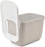 Savic Kattenbak Hop In Wit / Mokka - 58,5 x 39 x 39,5 cm
