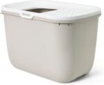 Savic Kattenbak Hop In Wit / Mokka - 58,5 x 39 x 39,5 cm