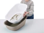 Savic Kattenbak Reina Sift Warmgrijs - 64 x 46 x 48 cm