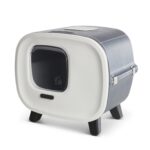 Savic Kattenbak Mira Deluxe Antraciet / Wit - 55,5 x 44 x 49,5 cm