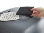 Savic Kattenbak Mira Deluxe Antraciet / Wit - 55,5 x 44 x 49,5 cm