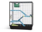 Savic Rattenkooi Zeno 3 Knock Down Empire Antraciet - 100 x 50 x 118 cm