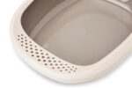 Savic Kattenbak Happy Planet Gizmo Met Rand Mocca / Warmgrijs - 44 x 35,5 x 12,5 cm