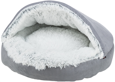 410105.jpg Trixie Hondenmand Donut Harvey Grijs / Wit-Zwart - 70 x 70 x 19 cm