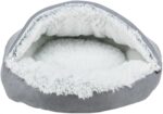 Trixie Hondenmand Donut Harvey Grijs / Wit-Zwart - 70 x 70 x 19 cm