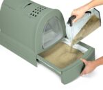 Imac Kattenbak Zuma 2Nd Life Met Schuiflade Groen - 56 x 40 x 42,5 cm