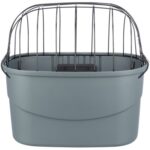Trixie Stuur-Fietsmand Kunststof Grijs - 42 x 30 x 39 cm Tot 5 kg