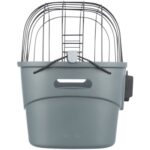 Trixie Stuur-Fietsmand Kunststof Grijs - 42 x 30 x 39 cm Tot 5 kg