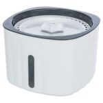 Trixie Drinkfontein Flower Kunststof Wit / Grijs - 18,5 x 18,5 x 13 cm 2 l