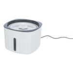 Trixie Drinkfontein Flower Kunststof Wit / Grijs - 18,5 x 18,5 x 13 cm 2 l