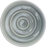 Trixie Voerbak Slowfeeding Keramiek Grijs / Blauw - 17 x 17 cm 900 ml