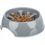 Trixie Voerbak Slowfeeding Kunststof / Tpr Assorti - 25 cm 1,4 l