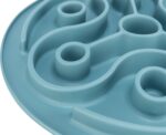 Trixie Voermat Slowfeeding Tpe Blauw - 28 x 28 cm
