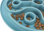Trixie Voermat Slowfeeding Tpe Blauw - 28 x 28 cm