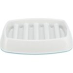 Trixie Voerbak Slowfeeding Kunststof / Tpr Grijs - 21 x 14 cm 250 ml