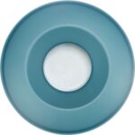 Trixie Slowfeeding Rocking Bowl Kunststof / Tpr Grijs / Blauw - 23 x 23 cm 500 ml
