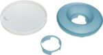 Trixie Slowfeeding Rocking Bowl Kunststof / Tpr Grijs / Blauw - 23 x 23 cm 500 ml