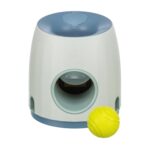 Trixie Dog Activity Strategiespel Ball&Treat Lichtgrijs / Blauw - 17 x 17 x 18 cm