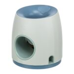 Trixie Dog Activity Strategiespel Ball&Treat Lichtgrijs / Blauw - 17 x 17 x 18 cm