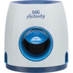 Trixie Dog Activity Strategiespel Ball&Treat Lichtgrijs / Blauw - 17 x 17 x 18 cm