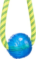 Trixie Aquatoy Touw Trekspeeltje Drijvend Polyester Geel / Groen - 6 x 6 x 40 cm