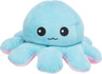 Trixie Octopus Omkeerbaar Pluche Grijs / Geel - 19 cm