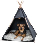 Trixie Schuilplaats Tipi Vilt Antraciet - 70 x 70 x 70 cm