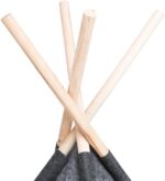 Trixie Schuilplaats Tipi Vilt Antraciet - 70 x 70 x 70 cm
