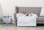 Trixie Sofa Bed Harvey Meubelbeschermer Hoekig Wit / Zwart - 70 x 90 x 7 cm