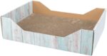 Trixie Krabmand Karton Catnip Turquoise - 45 x 33 x 12 cm