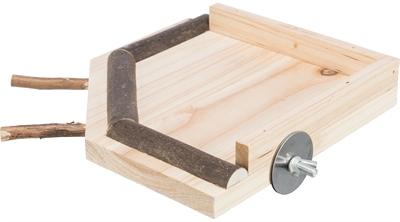 Trixie Landingsplaats Met Zitstokken Hout Naturel - 19 x 19 cm