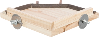 Trixie Landingsplaats Met Zitstokken Hout Naturel - 19 x 19 cm