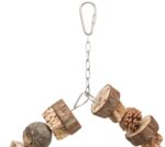 Trixie Ringschommel Hout / Dennenappels Naturel - 18 x 18 cm