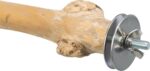 Trixie Zitstok Met Schroefbevestiging Koffiehout - 20 cm Dia 2-3 cm