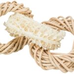 Trixie Luffaring Met Rotan-En Maïsblad Ring Naturel - 13 x 13 cm