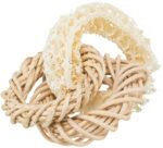 Trixie Luffaring Met Rotan-En Maïsblad Ring Naturel - 13 x 13 cm