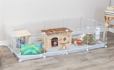 Trixie Indoorren Metaal / Kunststof Wit - 140 x 70 x 35 cm