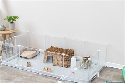 Trixie Indoorren Metaal / Kunststof Wit - 140 x 70 x 35 cm
