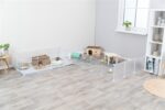 Trixie Indoorren Metaal / Kunststof Wit - 140 x 70 x 35 cm