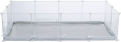 Trixie Vloer Voor Indoorren 62460 Grijs / Wit - 140 x 70 cm