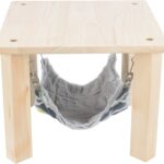Trixie Schuilplaats Met Hangmat Sunny Assorti / Grijs - 28 x 28 x 24 cm